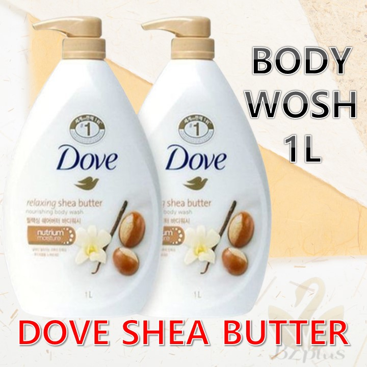 DOVE VANILLE & SHEA BUTTER GEL 1000ML