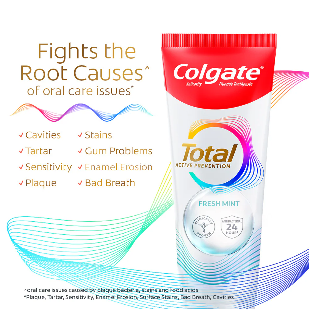 COLGATE TOTAL ACTIVE PREVENTION FRESH 170ML