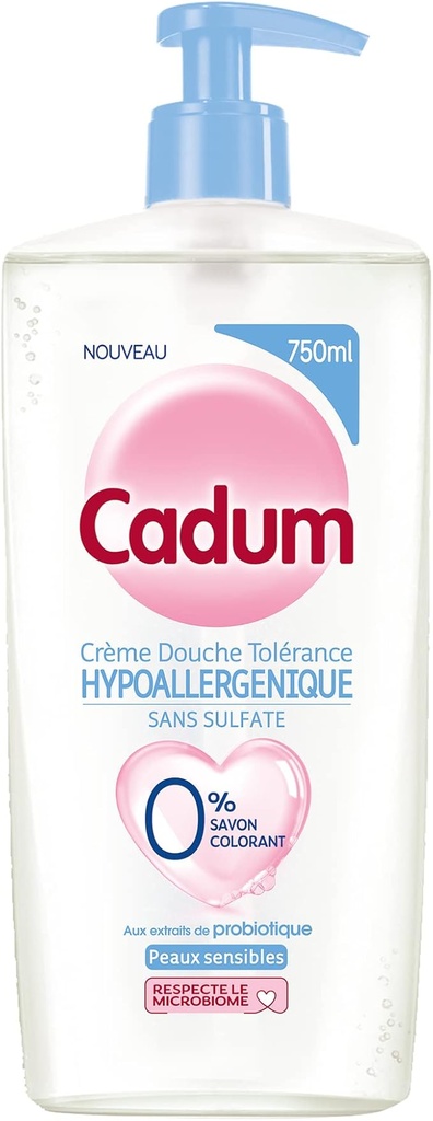 CADUM HYPOALLERGENIQUE SANS SULFATE 750ML 