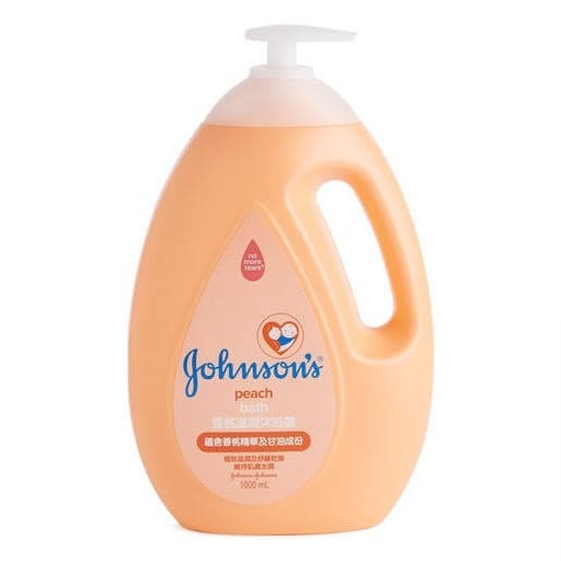 [0798] JOHNSONS PEACH BATH 1000ML